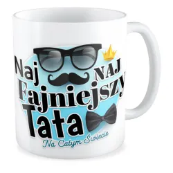 Kubek na DZIEŃ OJCA dla TATY Najfajniejszy Tata na całym świecie